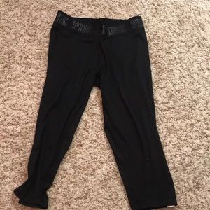 cropped victoria secret leggings